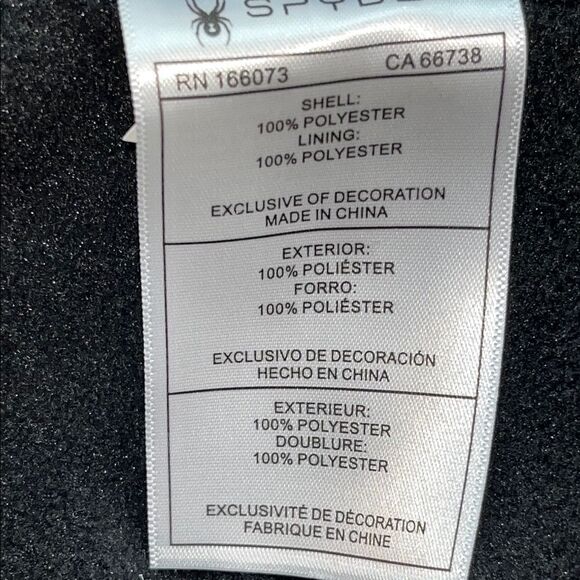 Nwt Spyder Black Utility Parka Jacket with Hood - Picture 9 of 12